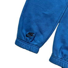 Load image into Gallery viewer, NIKE Embroidered Logo Spellout Blue Sweat Pants Joggers Bottoms
