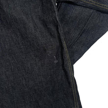 Load image into Gallery viewer, Vintage Cowboy Western Panelled Black Denim Popper Long Sleeve Shirt
