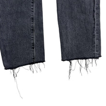 Load image into Gallery viewer, LEVI&#39;S 501 Classic Washed Black Denim Straight Leg Jeans
