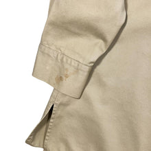Load image into Gallery viewer, Vintage 90&#39;s LEVI&#39;S White Tab Made In Italy Beige Cotton Long Sleeve Over Shirt Jacket
