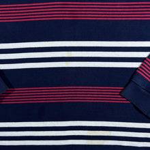 Load image into Gallery viewer, Cotton Traders Classics Three Lions Multi Striped Long Sleeve Rugby Polo Shirt

