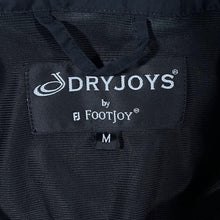 Load image into Gallery viewer, DryJoys by FootJoy Cream Black Golf Short Sleeve Pullover Windbreaker Top

