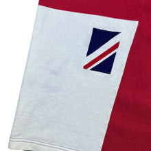 Load image into Gallery viewer, Vintage BARBARIAN Rugby Wear Union Jack Flag Colour Block Long Sleeve Rugby Polo Shirt
