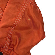 Load image into Gallery viewer, Vintage 90's TOKKA TRIBE Fleece Lined Orange Windbreaker Ski Jacket
