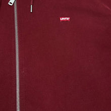 Load image into Gallery viewer, LEVI&#39;S Red Tab Classic Basic Embroidered Mini Logo Zip Hoodie
