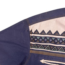 Load image into Gallery viewer, Vintage 90's John Baner Cowboy Western Style Patterned Panel Short Sleeve Shirt
