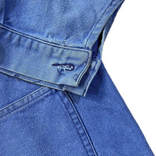 Load image into Gallery viewer, Vintage 90&#39;s Classic French Workwear Chore Faded Blue Cotton Distressed Jacket
