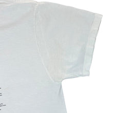 Load image into Gallery viewer, Vintage USN CLASS OF 2001 "Unfamiliar Territory" Cartoon Souvenir Graphic White T-Shirt
