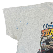 Load image into Gallery viewer, OCTILLO WELLS &quot;I Survived Thanksgiving&quot; Motorsports Racing Graphic Distressed T-Shirt
