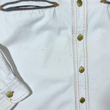 Load image into Gallery viewer, Vintage Atlas For Men Co. Cowboy Western Embroidered Aztec Pattern Long Sleeve Shirt
