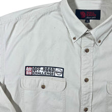 Load image into Gallery viewer, Vintage Fjallraven Cream Hiking Utility Long Sleeve Button-Up Cotton Shirt
