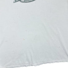 Load image into Gallery viewer, Early 00&#39;s CORONA EXTRA Beer Logo Spellout Hawaiian Graphic Distressed White T-Shirt
