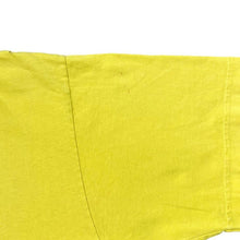 Load image into Gallery viewer, OBEY Classic Skater Logo Rose Spellout Graphic Yellow Short Sleeve T-Shirt
