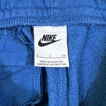 Load image into Gallery viewer, NIKE Embroidered Logo Spellout Blue Sweat Pants Joggers Bottoms
