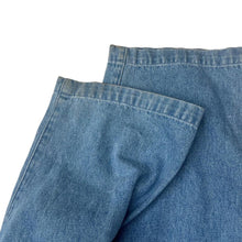 Load image into Gallery viewer, Vintage 90’s CHRISTOPHER &amp; BANKS Embroidered Snowman Christmas Festival Denim Dungarees
