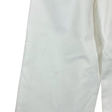 Load image into Gallery viewer, DICKIES Worker Crop Roll Hem Classic White Skater Trousers
