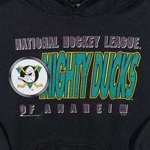 Load image into Gallery viewer, Vintage 90s Anaheim Mighty Ducks NHL Hoodie Youth XL Adult S Made In Canada
