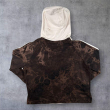 Load image into Gallery viewer, Adidas Colour Block Big Logo Spellout Graphic Tie Dye Pullover Hoodie
