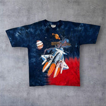Load image into Gallery viewer, Vintage Walt Disney World EPCOT Mission Space Tie Dye T Shirt Youth XL Men's S
