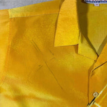 Load image into Gallery viewer, Early 00's Rivaldi Okinawa Style Gothic Y2K Graphic Yellow Short Sleeve Shirt
