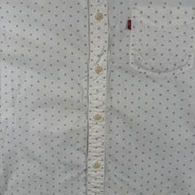 Load image into Gallery viewer, Levi's "Standard" White Patterned Short Sleeve Cotton Shirt
