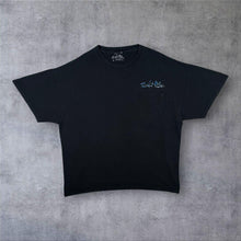 Load image into Gallery viewer, Salt Life Surfer Swordfish Spellout Graphic Black Cotton Pocket T-Shirt
