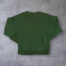 Load image into Gallery viewer, Vintage 90s Lee Cross Grain Illinois Alpha Phi Sweatshirt XL L Green USA Made
