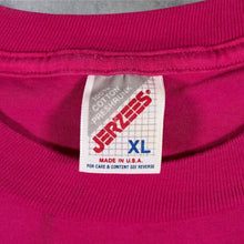 Load image into Gallery viewer, Vintage 90's Jerzees Universal Studios Made In USA Tourist Hot Pink Graphic T-Shirt
