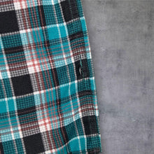 Load image into Gallery viewer, Marmot Mens M Plaid Shirt Teal Short Sleeve Hiking Outdoor Gorpcore Check
