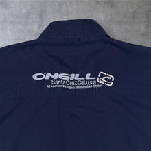 Load image into Gallery viewer, Early 00's O'Neill Embroidered Spellout Y2K Surfer Skater Navy Blue Shirt

