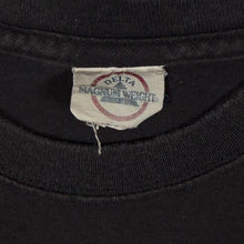 Load image into Gallery viewer, Delta "Moment Of Truth" Deer Animal Nature Wildlife Graphic Faded Black Cotton T-Shirt
