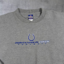 Load image into Gallery viewer, Vintage Y2K Reebok Indianapolis Colts NFL Sweatshirt 2XL Grey On Field Football
