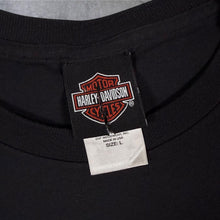 Load image into Gallery viewer, Vintage Harley Davidson Ft Myers Beach Florida T Shirt L Made USA Flag Y2K
