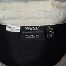 Load image into Gallery viewer, WeSC Wasted Youth Mens L Towelling Jacquard Rugby Polo Sweatshirt Streetwear
