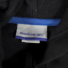 Load image into Gallery viewer, Early 00's Reebok Embroidered Mini Logo Classic Black Zip Hoodie
