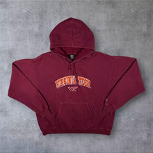 Load image into Gallery viewer, Vintage Starter NCAA Virginia Tech Hokies College Embroidered Burgundy Hoodie
