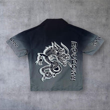 Load image into Gallery viewer, Vintage Y2K DOGNOSE Dragon Shirt 164 Gothic Cyber Anime Graphic 00s

