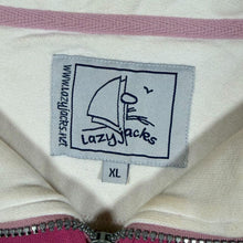 Load image into Gallery viewer, Early 00's Lazy Jacks "Fowey" Classic Pink Cotton 1/4 Zip Pullover Sweatshirt
