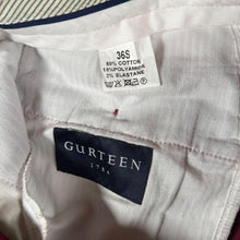 Load image into Gallery viewer, Gurteen 1784 Bold Red Corduroy Cord Straight Leg Trousers
