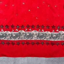 Load image into Gallery viewer, Vintage Fei Yang Goth Y2K Skull Crossbones Stars Patterned Red Short Sleeve Shirt

