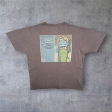 Load image into Gallery viewer, Weird Fish "Salmon and Garfunkel" Parody Graphic Faded Brown-Grey Cotton T-Shirt
