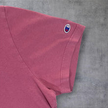 Load image into Gallery viewer, Vintage 90's Champion Classic Embroidered Mini Logo Faded Red T-Shirt
