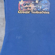 Load image into Gallery viewer, Y2K World Industries Devilman Skate T Shirt Small Sleeveless Vintage Distressed
