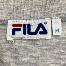 Load image into Gallery viewer, Vintage 90’s FILA Basketball Logo Spellout Graphic Grey T-Shirt
