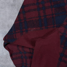 Load image into Gallery viewer, Columbia Sportswear Tartan Check Blue Red 1/4 Zip Fleece Sweatshirt
