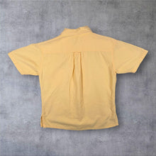Load image into Gallery viewer, Early 00's Lee Saniforized Union Made Yellow Short Sleeve Cotton Zip Shirt
