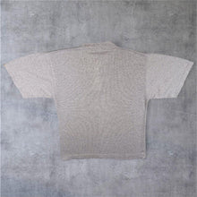Load image into Gallery viewer, Vintage 90's New York Exclusive Designs Patterned Henley Button Grey T-Shirt
