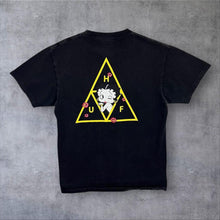 Load image into Gallery viewer, HUF x Betty Boop Classic Logo Skater Black Short Sleeve T-Shirt
