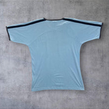 Load image into Gallery viewer, Vintage Bloggs Huddersfield Town AFC Embroidered Football Logo Blue V-Neck T-Shirt
