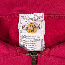 Load image into Gallery viewer, Vintage Hard Rock Cafe "Cancun" Embroidered Tourist Logo Red 1/4 Sweatshirt
